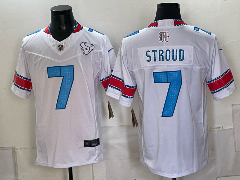 Men Houston Texans #7 Stroud white 2026 Nike NFL Jersey 0907002